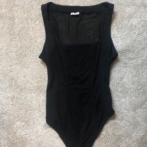Black Free People Bodysuit